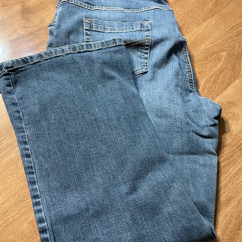 Papaya Light Blue Flare Jeans - Picture 6 of 8